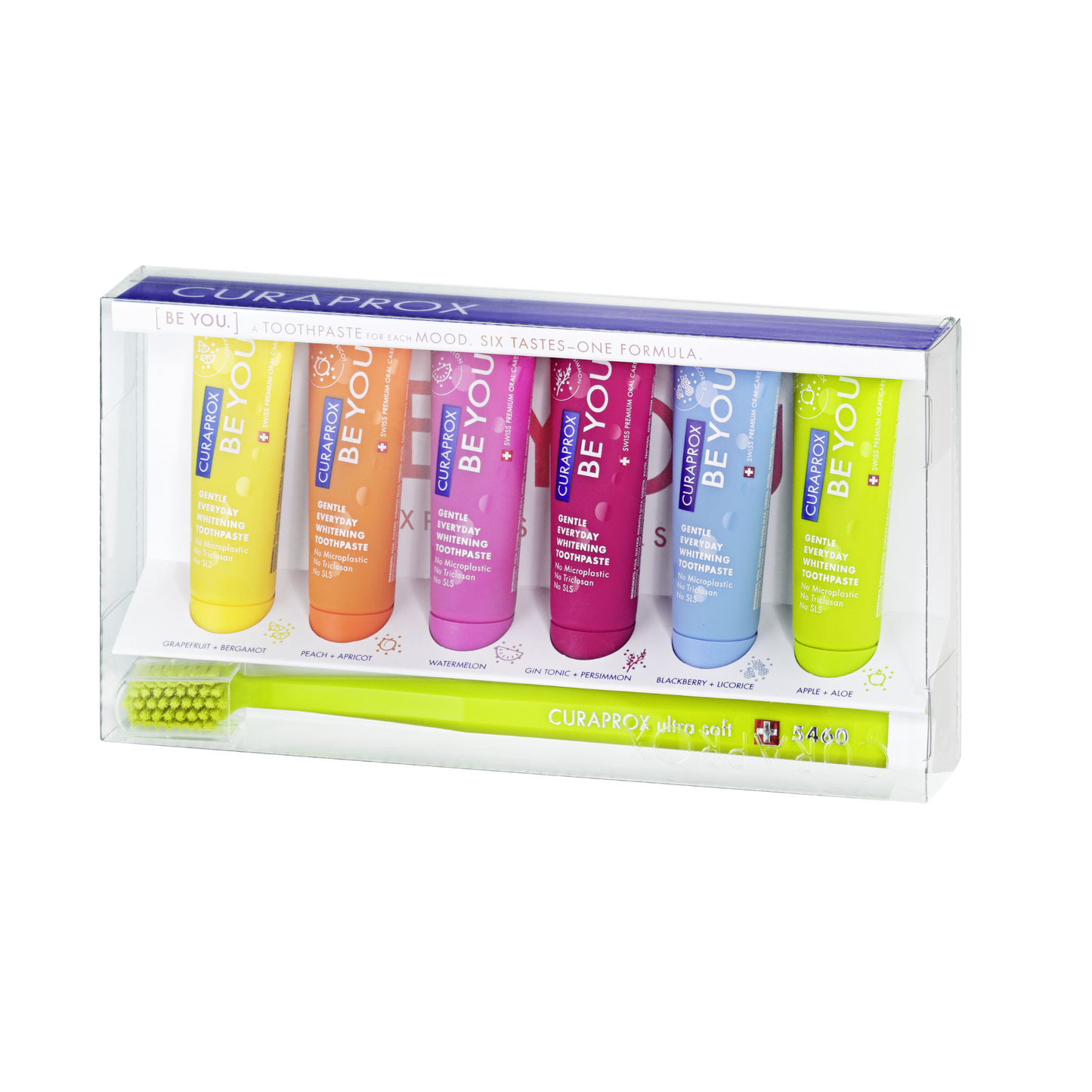Be You Pack 6 sabores (6x 10 ml + 1x cepillo de dientes CS 5460)